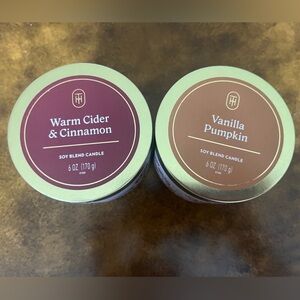 Fall Scented Soy Blend Candles